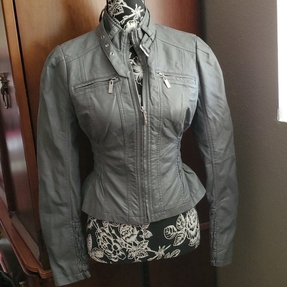 G by Guess Jackets & Blazers - Guess Grey Jacket S